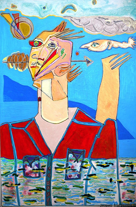 Homme et poisson Homme et poisson